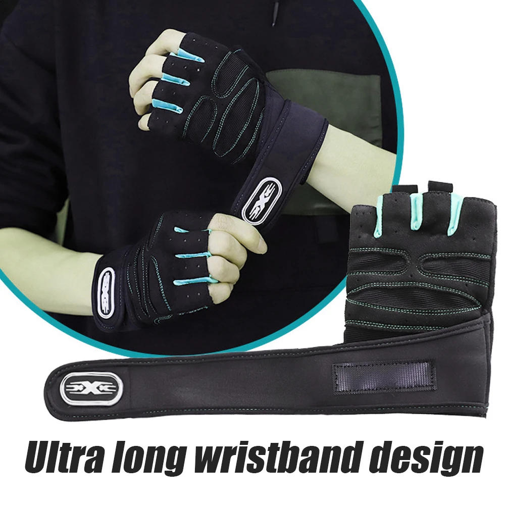 Description Picture 4 of item1 Pair Workout Gloves, Antislip Weight Lifting Gloves, Superior Grip & Palm Protection for Weightlifting, Fitness, Gym, Cycling