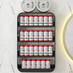 Bathroom Framed Wall Trendy Furniture Kitchen Storage Mounted Shelves Wall Mounted Shelf Punch-Free Household Toiletrie Racks