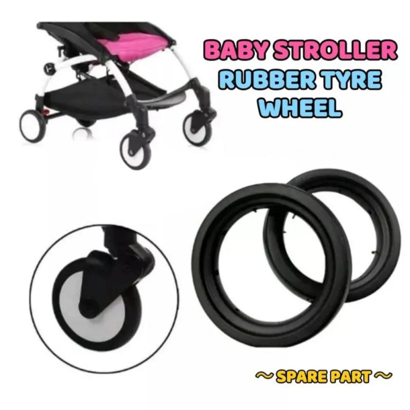 Description Picture 6 of itemRubber Baby Stroller Wheel Tyre Stroller Replacement Silent Bearings Kids Pushchair Wheel Tyre for Babyzenes Yoyo Yoya YuYu
