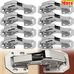 90 Degree Steel Cabinet Hinges Hole Cupboard Door Buffer Hydraulic Hinge Kitchen Soft Close Hinges DIY Furniture Hardware Tools