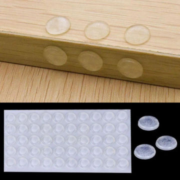 20pcs Transparent Silicone Soft Cushion Shock Absorber Closestool Cabinet Door Furniture Self Adhesive Anti Slip Accessories