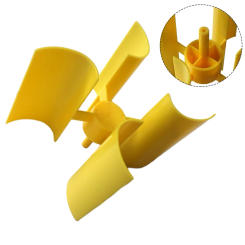 Wind Turbine Blade Mini Vertical Micro Generator Blades Small Set DIY Blade 100mm*60mm For Home Solar Generator Accessories