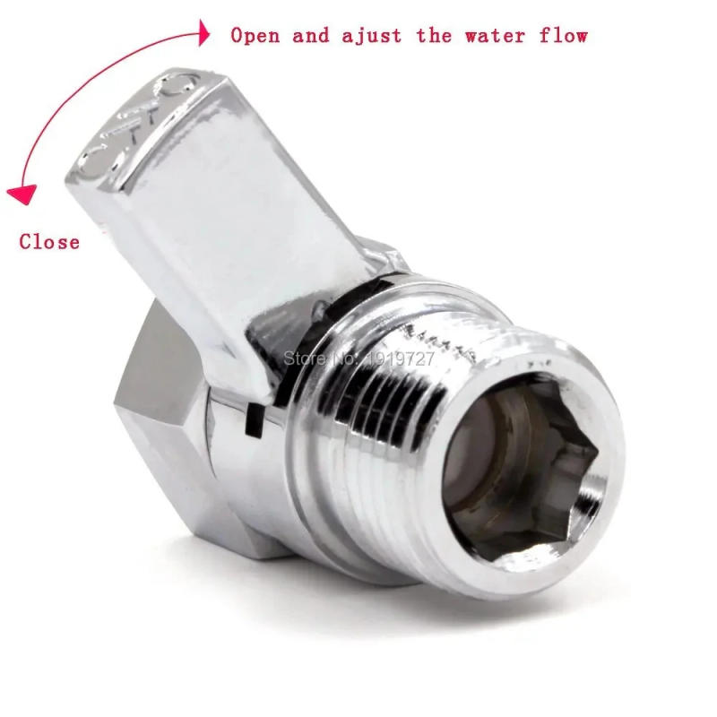 Description Picture 4 of itemBagnolux High Quality Wholesale Promotion Water-Saver Flow Control and Shut OFF Valve Made Of Solid Brass For Hand Shower/Shower