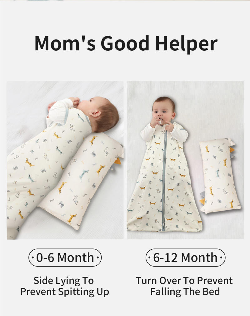 Description Picture 5 of itemINSULAR Baby Pillows Infant Pillow Soothing Blanket 100% Cotton Colorful Flag Comfortable Removable Bite Tag Comfort Exhaust