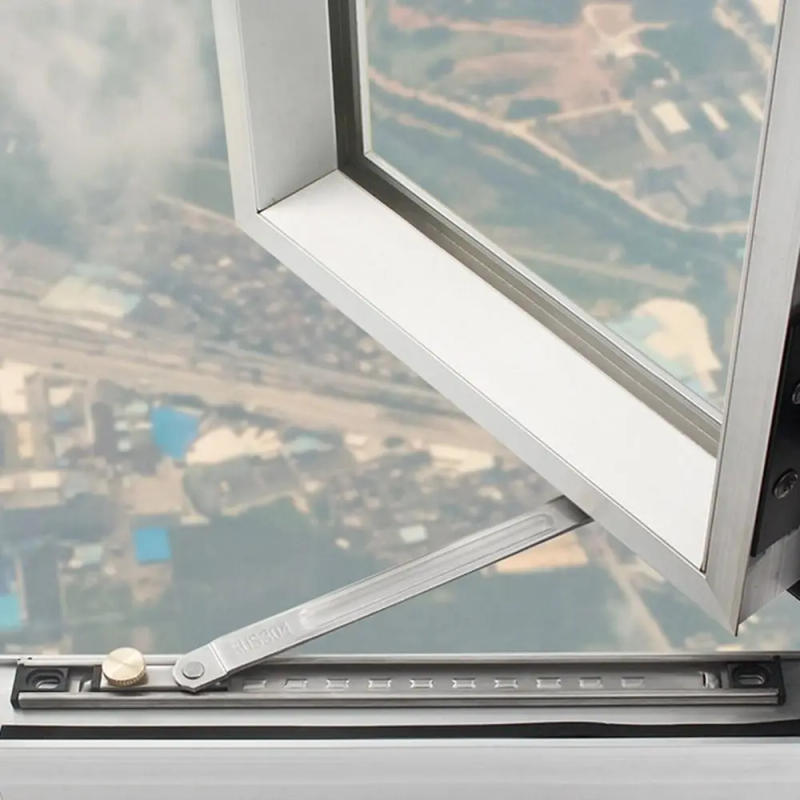 Description Picture 6 of itemStainless Steel Window Support Gusset Fixed Windproof Window Restrictor Hardware Angle Controller Window Windproof Brace Window