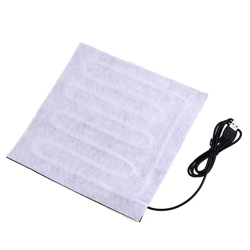 Description Picture 5 of item5V USB Pet Warmer Heating Pad Electric Heater Pad Winter Warm Carpet Carbon Fiber Heating Pad Hand Warmer 22x22cm Wholesale