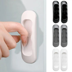 2Pcs Self-Adhesive Cabinet Wardrobe Door Handle Multifunctional Door Knob Kitchen Cupboard Door Handle Furniture Hardware