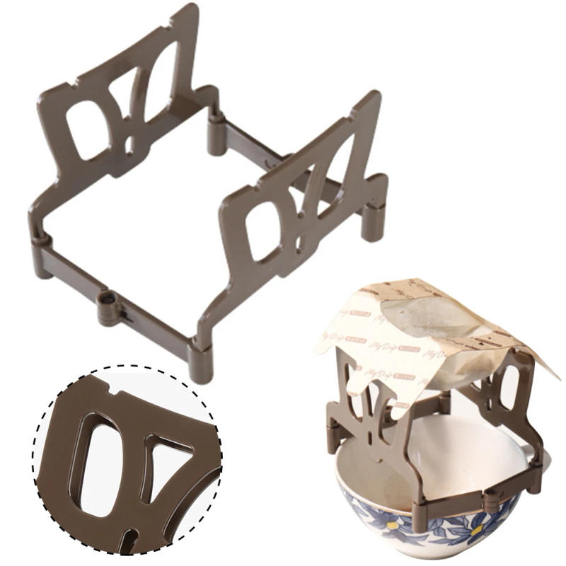 Description Picture 6 of itemDisposable Ears Drip Bags Holder Reusable Ear-mounted Filtering Paper Rack Coffee Filter Bag Support Rack Household Coffeeware