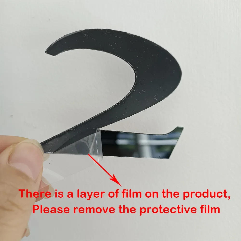 Description Picture 4 of item27inch Nordic Wall Clock Dining Restaurant Cafe Decorative Clocks Acrylic Mirror Wall Sticker Silent Quartz Watch Home Decor