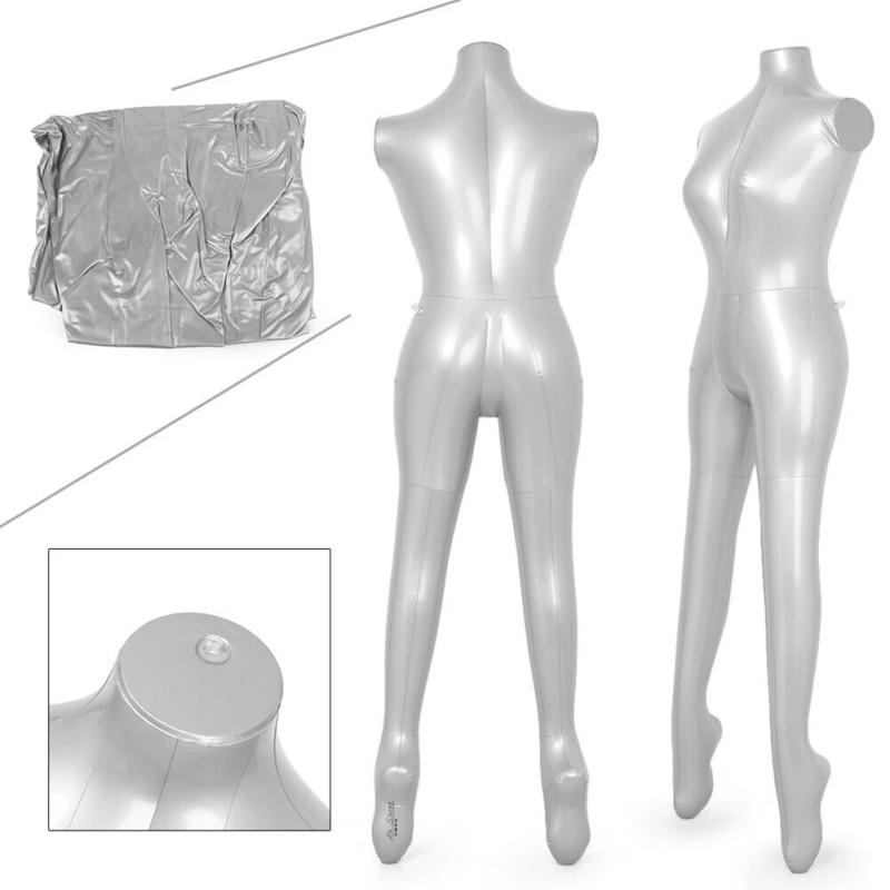 Description Picture 2 of itemModel Mannequin Female Flexible Display Dress Form Dummy Economical Inflatable PVC Adhesive Patch Portable Torso