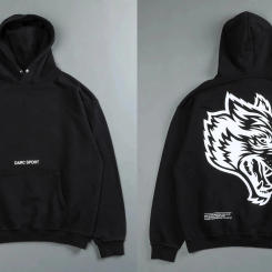 Darc Sport Wolves Hoodies Pullover Graphic Oversized Gym Workout Men Clothing Darcsport Designer New in Hoodies & Sweatshirts