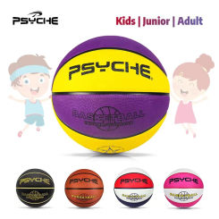 「Psyche」 Original Basketball Ball Size 3 Size 5 Size 7 Kids Youth Adult (With Free Pin、 Net、Pump)