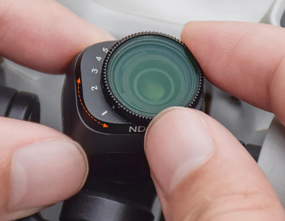 Description Picture 6 of itemBRDRC VND Lens Filters for DJI Mini 3/3 Pro Drone VND4-32/64-512 Adjustable Optical Glass Variable ND Filters Camera Accessories