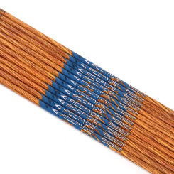 6/12pcs ID6.2mm Wood Skin Arrow Tube Spine 350 400 450 500 550 600 700 Carbon Arrow Shaft  with Wooden Patien