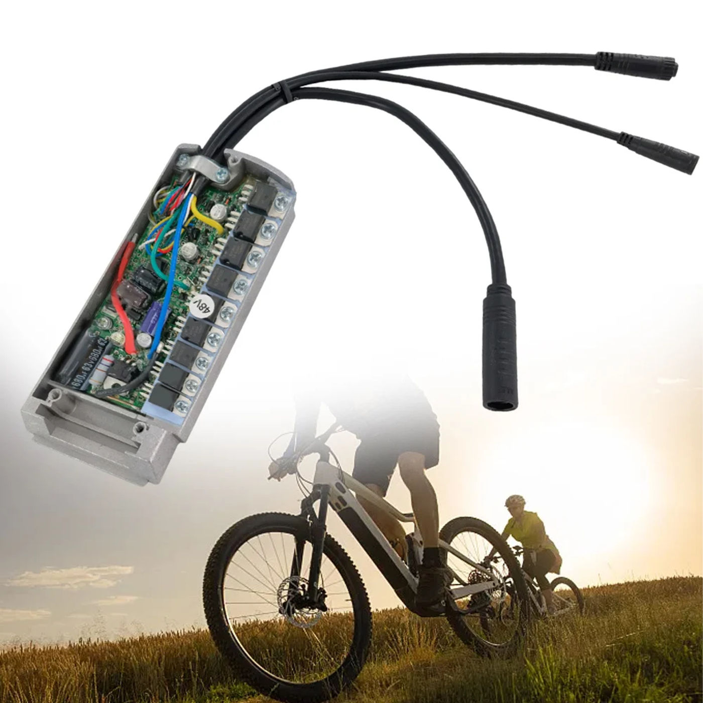 Description Picture 6 of item1pc Electric Bike Battery Base Controller 22A 36/48V For Hailong Controller E-Bicycle Replacement Accessories