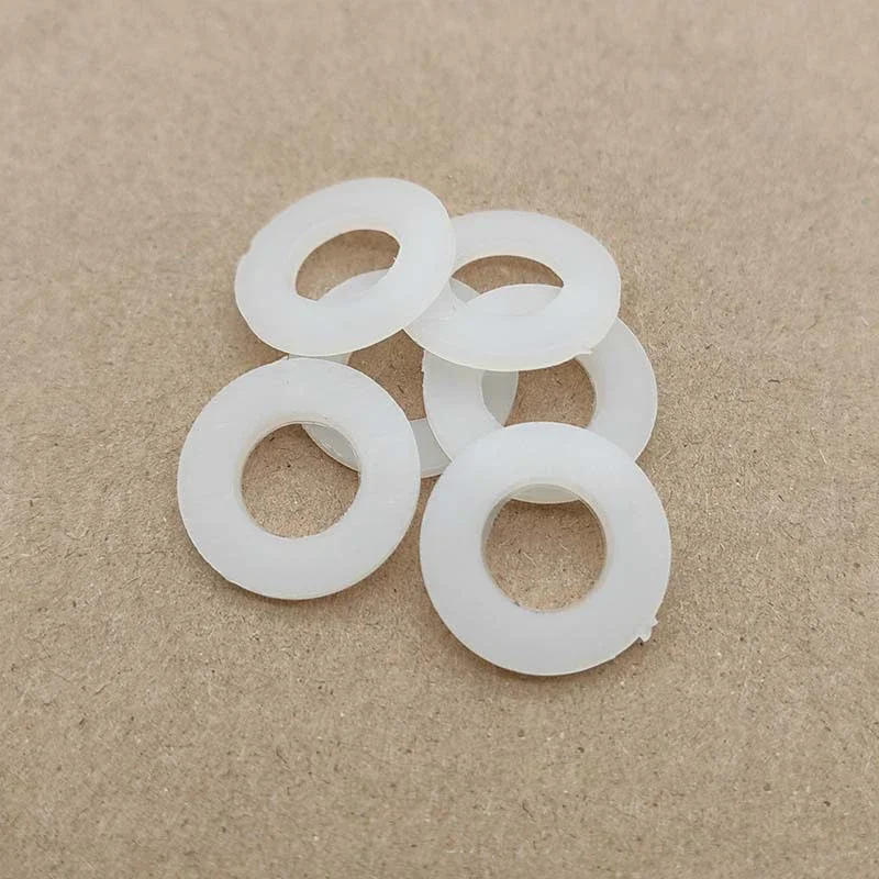 Description Picture 4 of item500Pcs/Box M2 M2.5 M3 M4 M5 M6 M8 White Plastic Nylon Washer Flat Spacer Washer Seals Gasket O Ring Assortment Kit