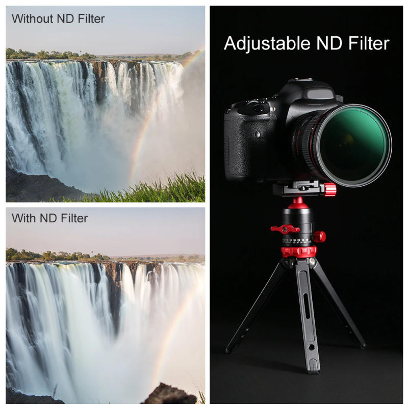 Description Picture 6 of itemK&F Concept ND8-ND128 Variable ND Filter 52mm 58mm 62mm 67mm 72mm 77mm 82mm NO X Spot Fade Neutral Density Filter For Camera Len