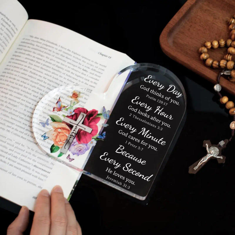 Description Picture 4 of itemInspirational gifts for Christian women to friends, acrylic Bible verses desktop decoration religious gifts to sisters friends