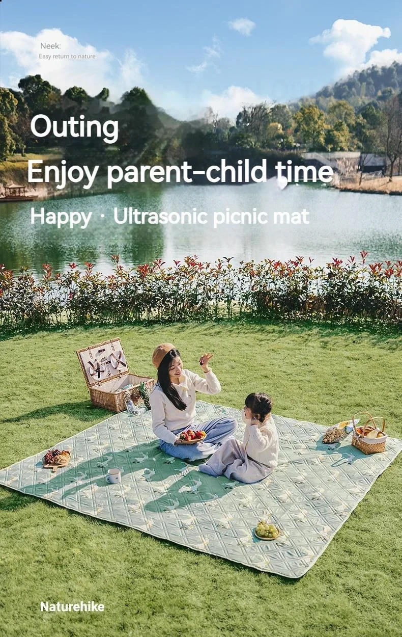 Description Picture 2 of itemUltrasonic camping mat Outdoor picnic thickened moisture-proof mat Machine washable
