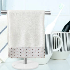 Vertical Towel Rack Bar Countertop T-shaped Stand Bin Rail Balanced Base Standing Toilet Paper Holder Tower Hanger