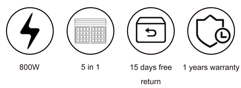 Description Picture 3 of itemElectric Waffle Maker 3 In 1 Grill Sandwich Cake Donut Walnut Panini Plate Cooking Kitchen Appliances Toaster Breakfast Machine