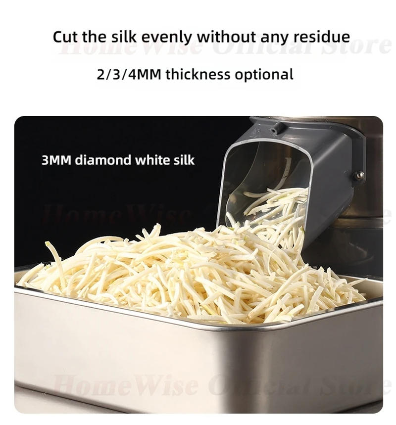 Description Picture 4 of itemHomewise Cut Cubes and Slicing and Shredding knife Accessories for M1 Commercial Multifunctional Vegetable Machine