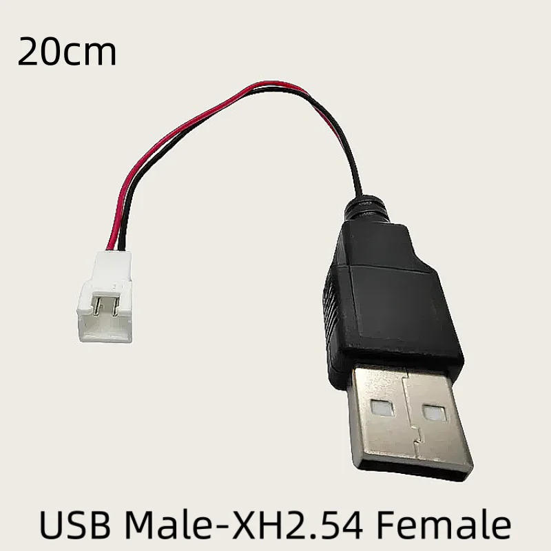 Description Picture 2 of itemUSB Male Female to XH2.54-2P terminal wire 2-core power USB socket PH2.0 terminal adapter Cable
