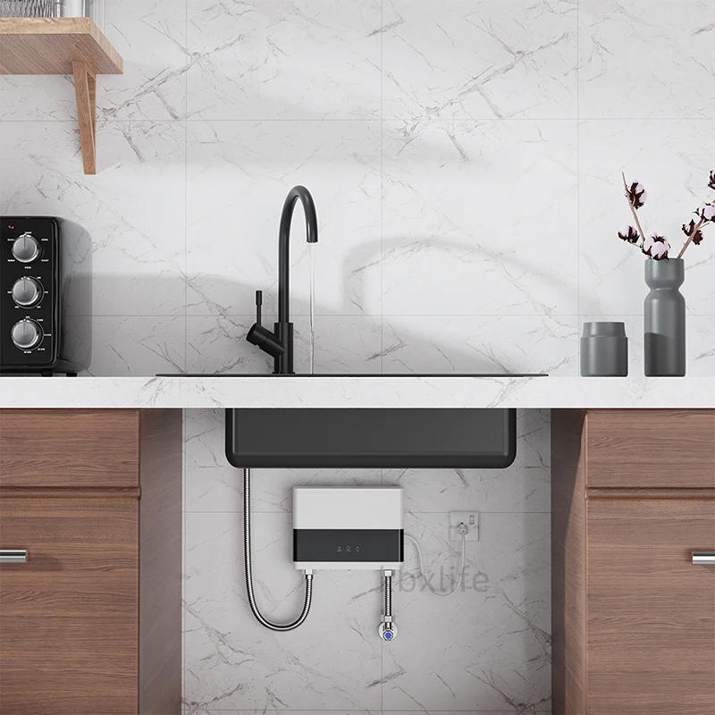 Description Picture 5 of item110V 220V Instant Water Heater Bathroom Kitchen Wall Mounted Electric Water Heater LCD Temperature Display with Remote Control