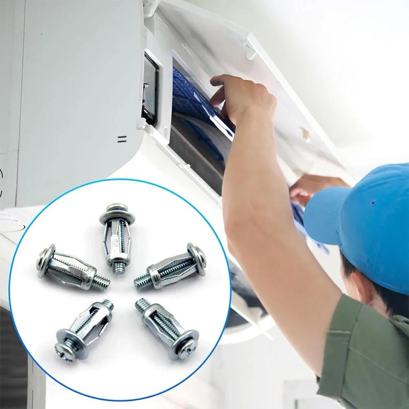 Description Picture 5 of item20Pcs Expansion Screw Nuts With Screw Petal Shape Rivets Nut Metal Nut Bolt Hollow Iron Sheet Plate Furniture Hardware Home