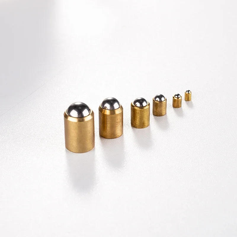 Description Picture 5 of item10Pcs D2 D3 D4 D5 D6 D8 D10 D12 304 Stainless Steel and Brass Accuracy Positioning Beads Screw Smooth Spring Ball Plunger B083