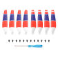 8pcs three color