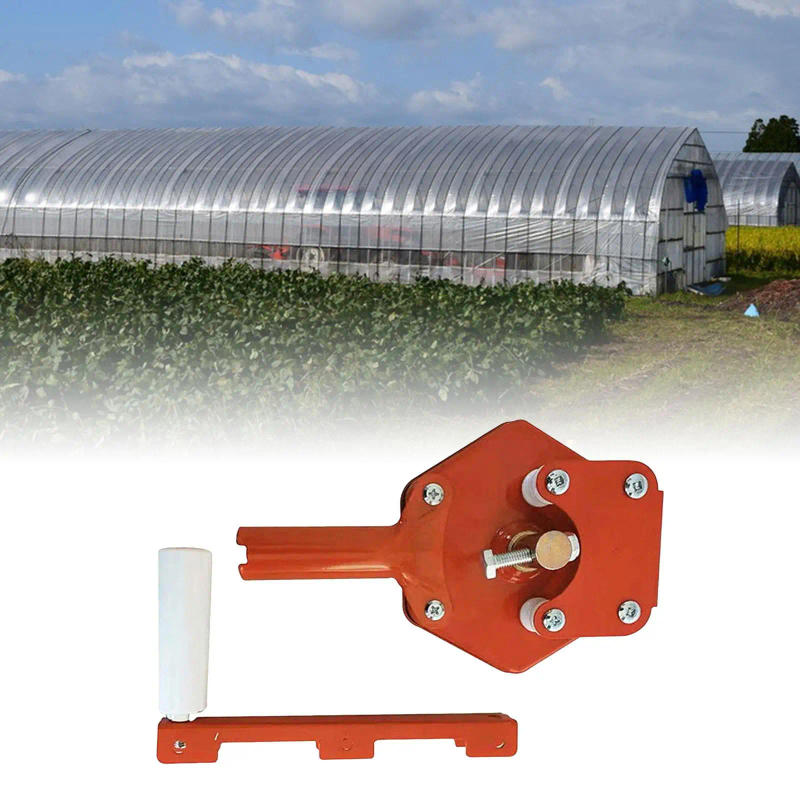 Description Picture 4 of itemProfessional Greenhouse Hand Crank Winch Sturdy Easy Installation Roll up Lifting Device for Flower Greenhouses