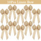 10PCS LINEN