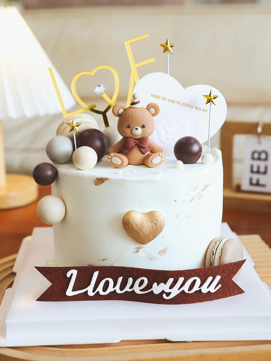 Description Picture 5 of item10pcs Colorful Ball Shaped Cake Toppers DIY Cake Decoration for Wedding Birthday Party Dessert Cupcake Props Baking Supplies