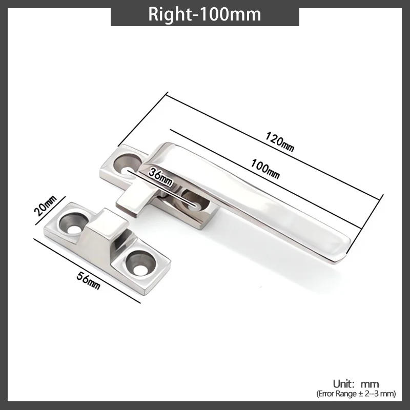 Description Picture 6 of itemCommercial Multi Specification 304 Stainless Steel Distribution Cabinet Door And Window Rotating Handle