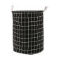 black plaid
