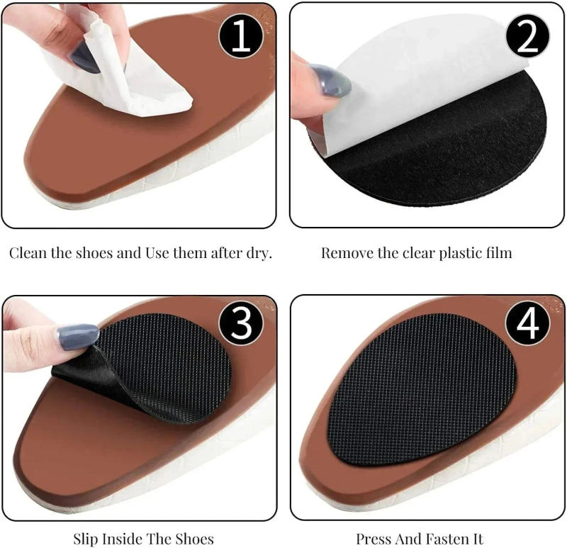 Description Picture 6 of itemNon-slip Shoe Sole Protector High Heel Sandal Outsole Pad Oxford Frosted Sticker Non-slip Shoe Bottom Patch Pads Stickers