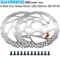 SHIMANO DEORE SM-RT56 6-Bolt Disc Brake Rotor 180MM 160MM Disc Brake Rotors for Mountain Bike Original Bicycle Parts