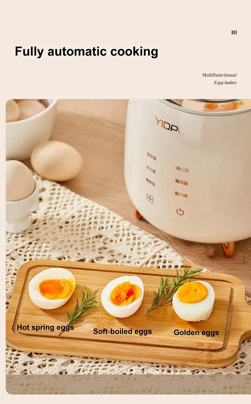 Description Picture 4 of item400W Egg Steamer Multi Function Rapid Electric Egg Cooker Corn Milk Steamed Egg Fast 5 Eggs Boiler Steamer Cooking Tools 220V