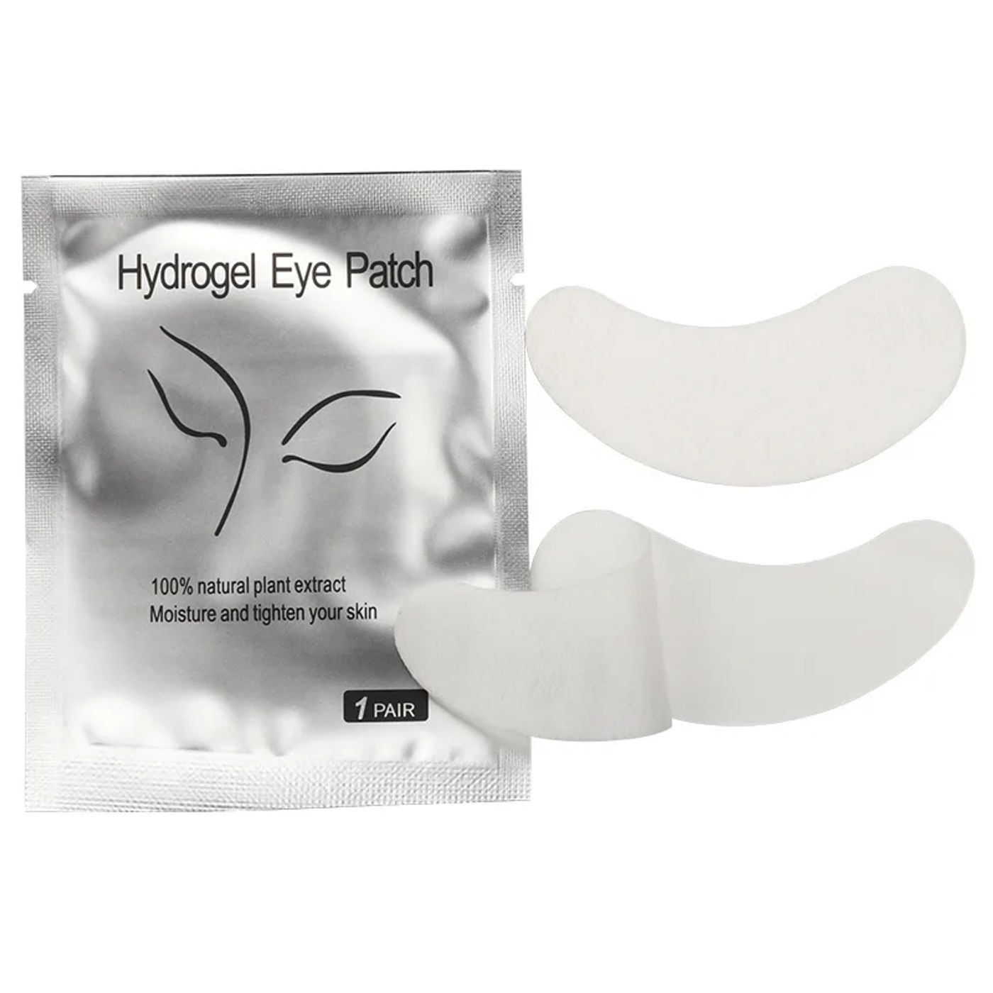 Description Picture 2 of item50 Pairs Eyelash Under Eye Patches Eye Pad Isolation Remove Hydrogel Eye Patch Sticker Gasket Eyelash Extension Makeup Tools
