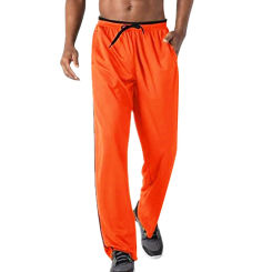 Men Casual Pants Breathable Pockets Jogger Biker Workout Sweatpants Running Straight Man Y2k Clothing Gym Pantalones Trousers