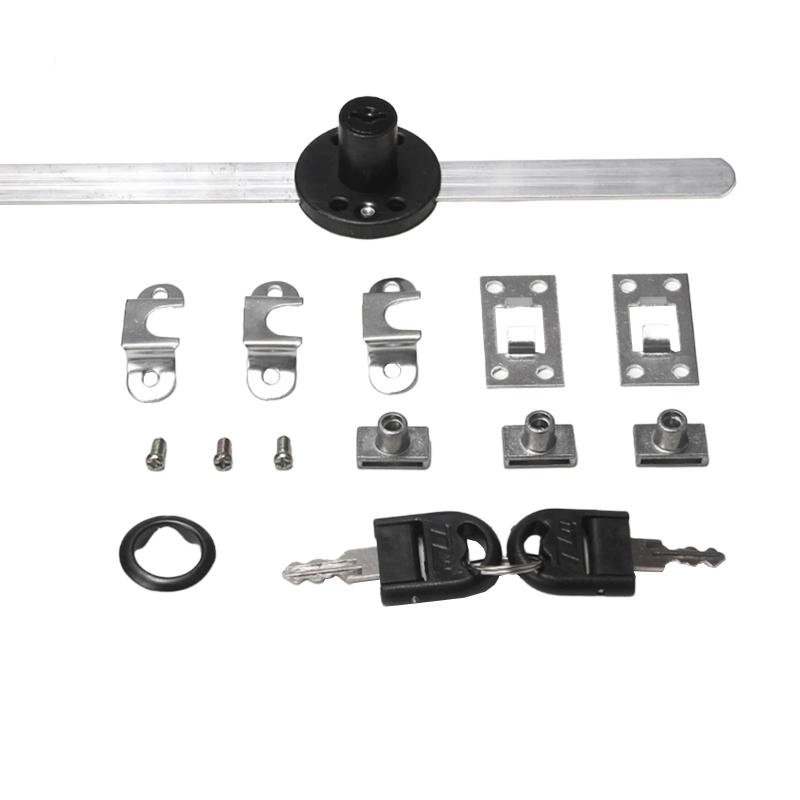 Description Picture 2 of itemRust Resistant 16mm Drawer Lock With Key Black Zinc Alloy Easy Installation For Office Cabinets And File Drawers