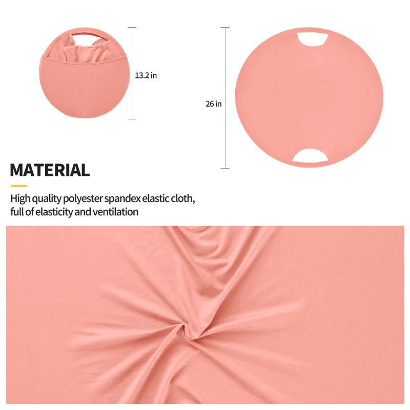 Description Picture 4 of item2024 Hot Ins Laundry Storage Basket Laundry Hamper Basket 26-inch Foldable Pop-up Basket Foldable Dirty Clothes Bag Container