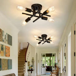 Retro Minimalist Ceiling Light 220V Indoor Led Home Decor for Kitchen Bedroom Living Room Bathroom Hallway Entryway Ceiling Lamp