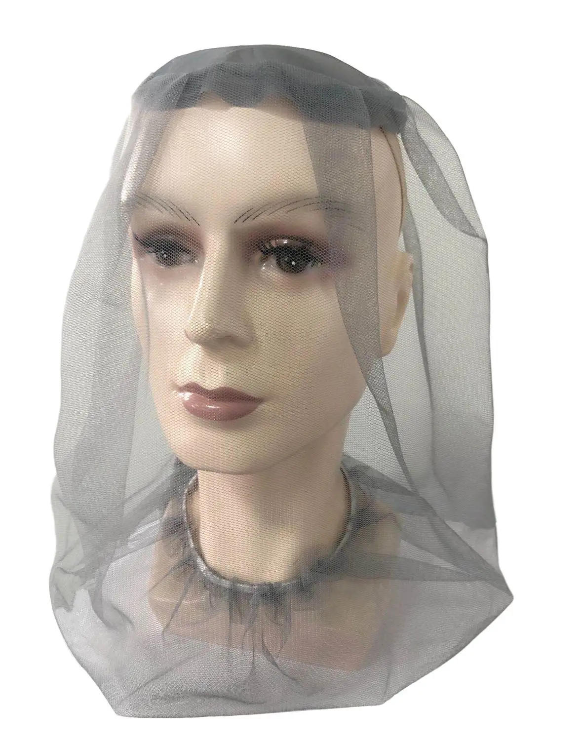 Description Picture 6 of item1pc Anti Mosquito Fishing Hat Travel Breathable Pullover Mosquito Net Hat Outdoor Insect-proof hat camping net field fishing cap