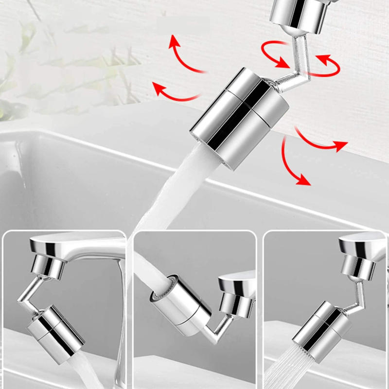 Description Picture 4 of item720 Rotatable Universal Kitchen Faucet Anti-Splash Aerator Bathroom Tap Sprayer Saving Water Tap Nozzle Extender Adapter