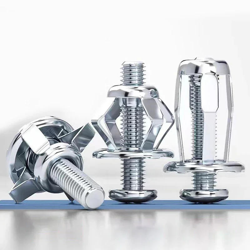 Description Picture 4 of item40/4Pcs Petal Shape Metal Rivet Nut Expansion Screw Bolt Jack Nuts M4 M5 M6 M8 Panel Clamp Lock Rivnut Car License Plate Rivets