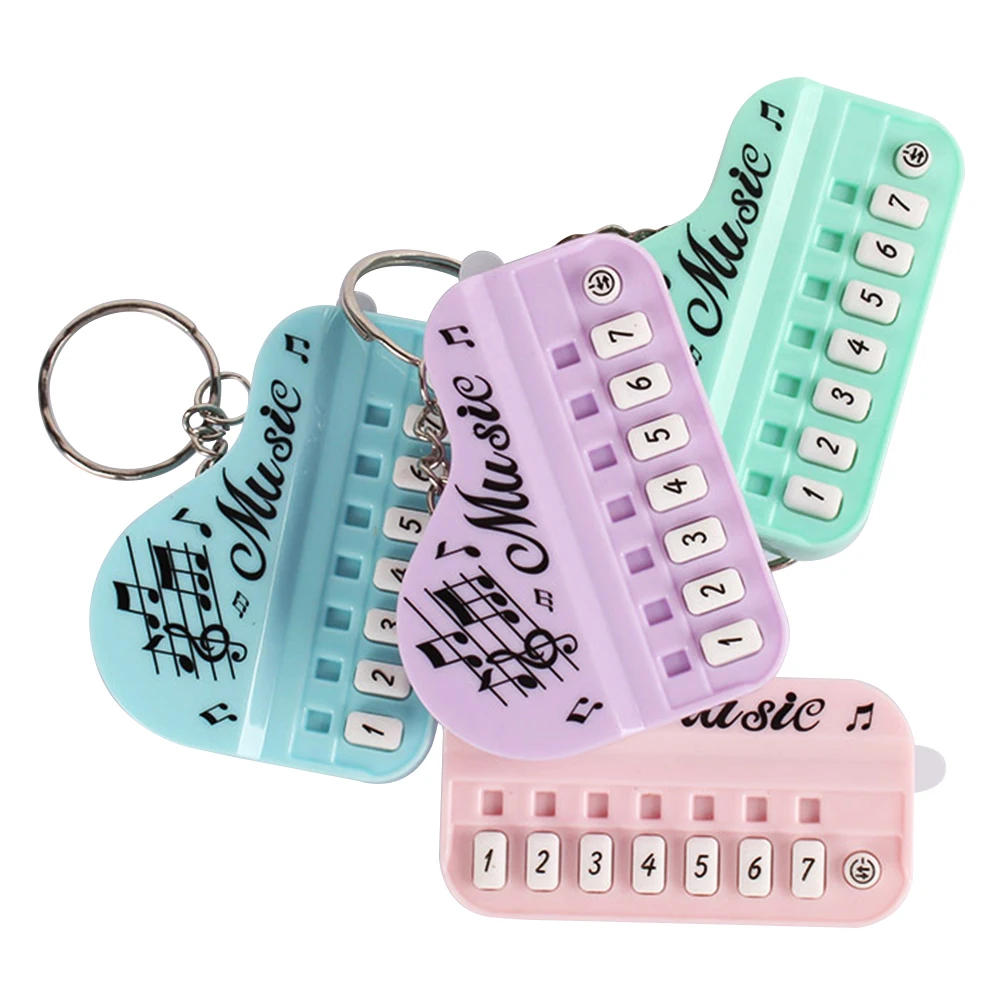 Description Picture 6 of itemNew Piano Toy Keychain Mini Electronic Organ Piano Key Chain with Lights Multifunctional Electronic Piano Pendant Keyring Gift