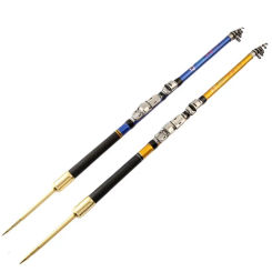 1.5/1.8/ 2.1 /2.4 /2.7 /3m Telescopic Fishing Rod Telescopic Carbon Material Carbon Material Fishing Rod Portable Ultrashort