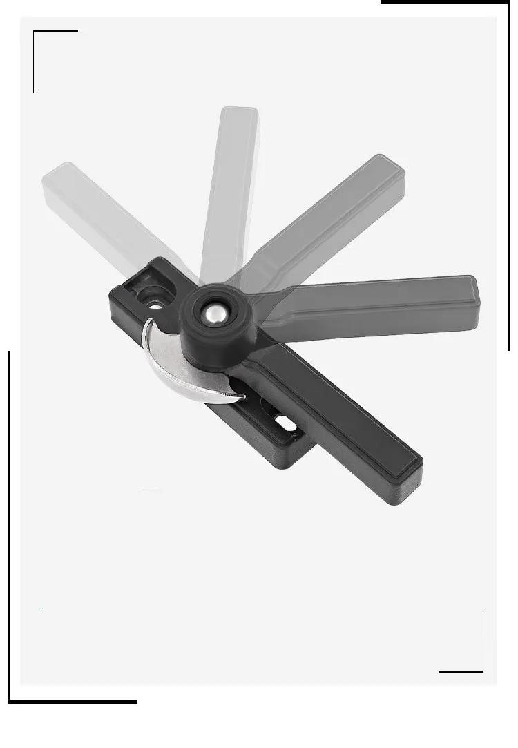 Description Picture 4 of item2pcs Aluminum Alloy Window Lock Left and Right Bidirectional Doors and Windows Handle Buckle Sliding Window Security Locks